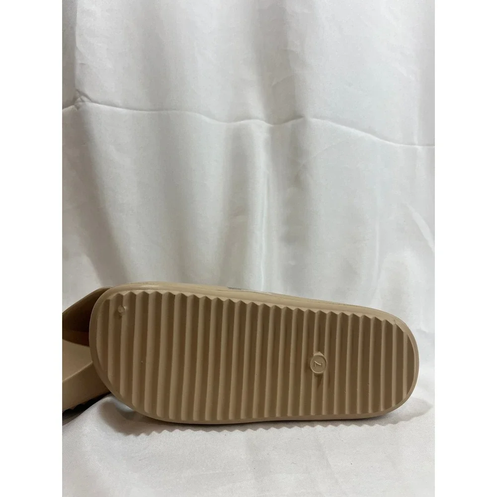 Goodfellow & Co Men Tan Slide Sandals Contoured Footbed Size 7 NEW‎